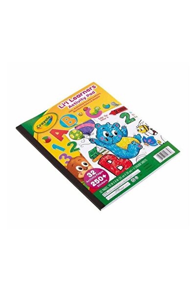 Generic Lil' Learners Activity Pad, 32 Pages + COLORING & STICKER BOOK – Mult...