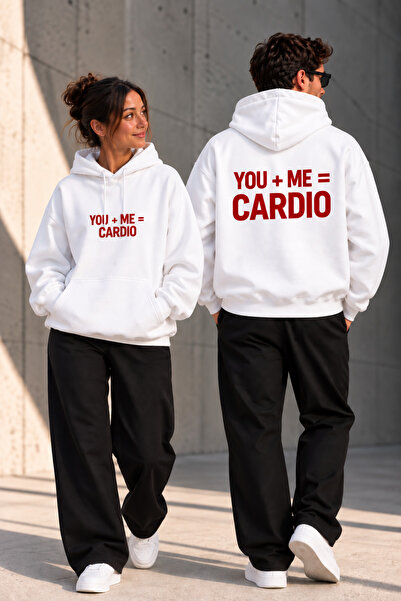 Sevgili Kombini You Me Cardio 2'li Kapüşonlu Hoodie Sweatshirt