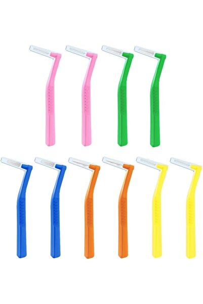 KOWVOWZ 10 Pcs Interdental Brushes, Interdental Brushes with Multiple Angles,...