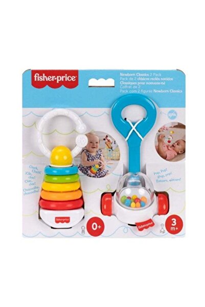 Generic Baby Toys Newborn Classics 2-Pack of Rattle Teether & Sensory Activit...