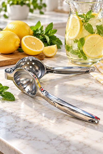 Kitchen Line Citrapress Manual Citrus Juicer – Handheld Fruit Juicer with Lever for Lemons and Oranges
