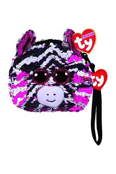 Generic Fashion Sequin Zebra Zoey Wristlet
