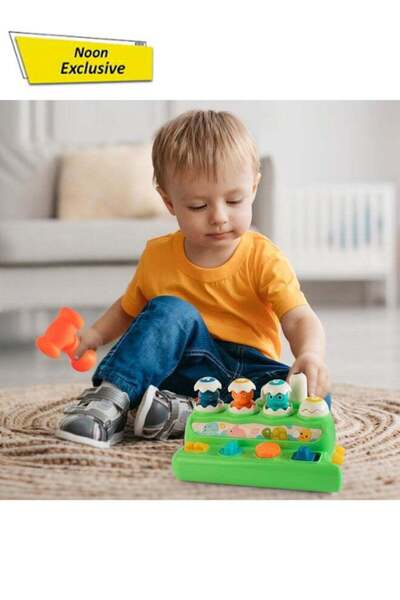 Generic Dinosaur Whack-A-Mole Pop-Up Toy For Toddlers – Musical Hammer Toy Wi...