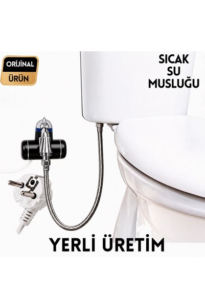 Sıcak Musluk Taharet - FHR-2P Siyah