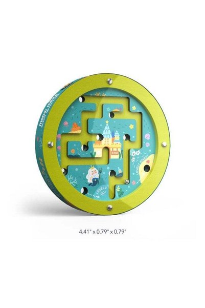 Generic Double-Sided Magic Maze Ocean Adventure Wooden Marble Puzzle Game for...