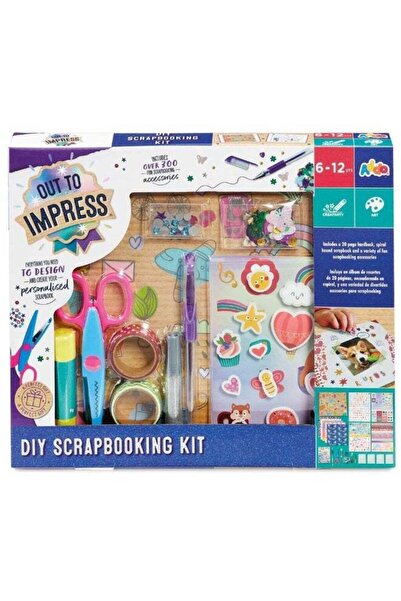 Generic Out To Impress DIY Scrapbook Kit | Includes 20-pages scrapbook & Over...