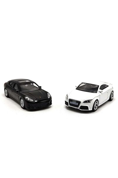 Generic Die-Cast Model Car Set – Pack of 2 | 1:43 Scale | Audi TT & Porsche P...