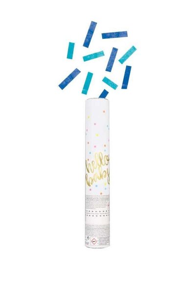 Generic Hello Baby Blue Confetti Cannon