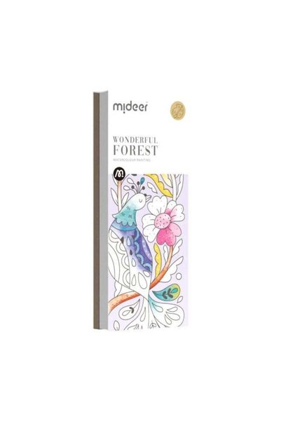 Generic Wonderful Forest Watercolor Painting Book for Kids – Portable Waterco...