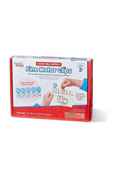 Generic Learn My Letters Fine Motor Clips (26-Piece Set, Alphabet Squeeze, Ag...