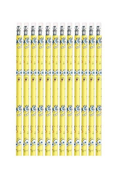 Generic 12-In-1 SpongeBob Party Pencil Set Birthday Gift Toys, Return Gifts f...