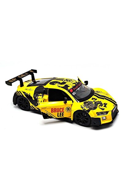 Generic AUDI R8 (BRUCE LEE 80TH ANNIVERSARY) Die-Cast Model Car – 1:32 Scale ...