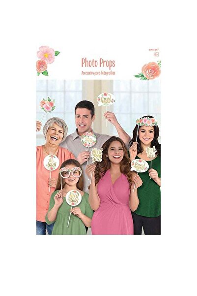 Generic Floral Baby Girl Photo Props 13pcs, Baby Shower Party Supplies