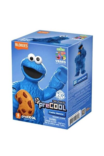 Generic BLOKEES PreCool Cookie Monster Model Kit | Buildable Sesame Street Ac...