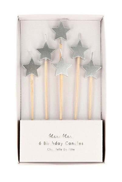 Generic Silver Star Candles
