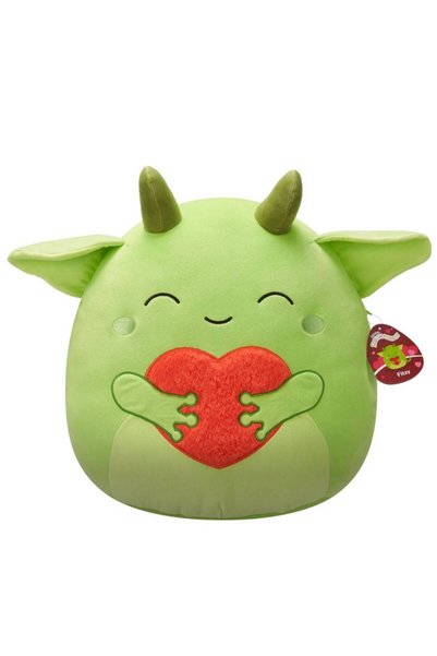 Generic Squishmallows Fitzy the Goblin Holding Heart Valentine Medium Plush T...