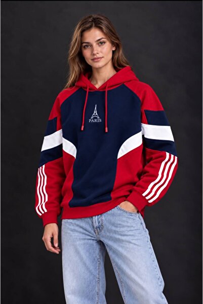 CAWİS Premium Color-Blocked Sweatshirt Oversized Unisex