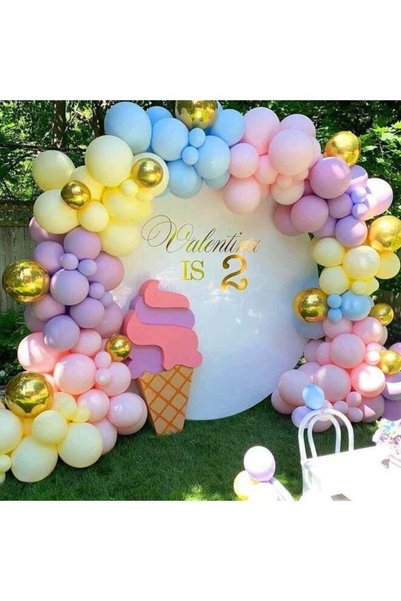 Generic Happy Birthday Balloons Decoration Set, Premium Thick Latex & Metalli...
