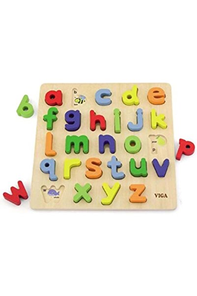 Generic Viga Alphabet Lowercase Block Puzzle