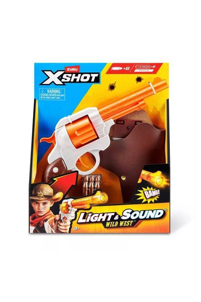 Generic X-Shot Light & Sound Wild West Toy Blaster With 6 Rounds