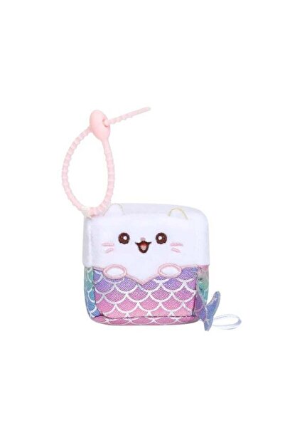 Generic Square Pals Milo Purr-Splash Cat Mermaid Clip-On Plush Toy (7 cm, Mul...