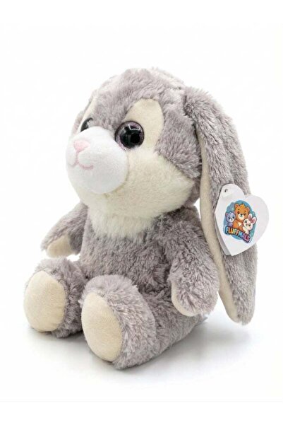 Generic Fluffmals Soft Plush Animal Toy – GREY BUNNY 15cm | Cute Mini Stuffed...