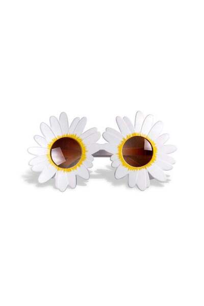 Generic Ciao Sunflower Style Party Glasses – Fun Daisy-Shaped Oversized Sungl...