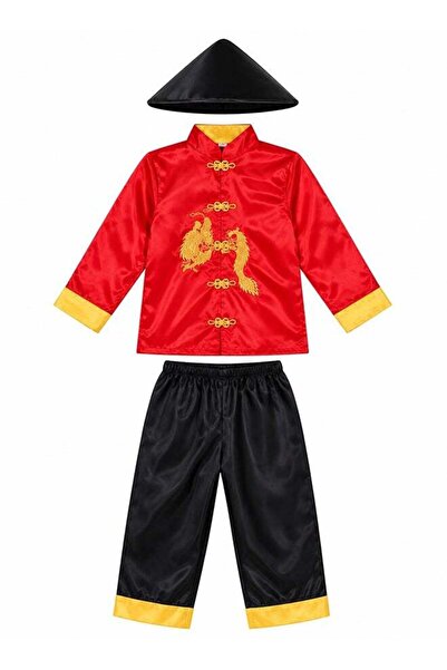 Generic Kids Chinese Traditional Costume Set – Oriental Fancy Dress Outfit wi...