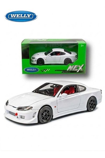 Generic Welly 1:24 Scale Diecast Sports Car Model – Nissan Silvia S15 Coupe (...