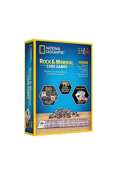 Generic Blue Marble Rock & Mineral Card Games