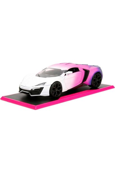 Generic Jada Toys Pink Slips Lykan Hypersport 1:24 Die-Cast Model Car, White ...