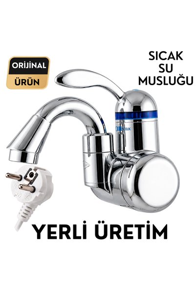 Sıcak Musluk Elektrikli Ani Su Isıtıcı DSG-5C Krom