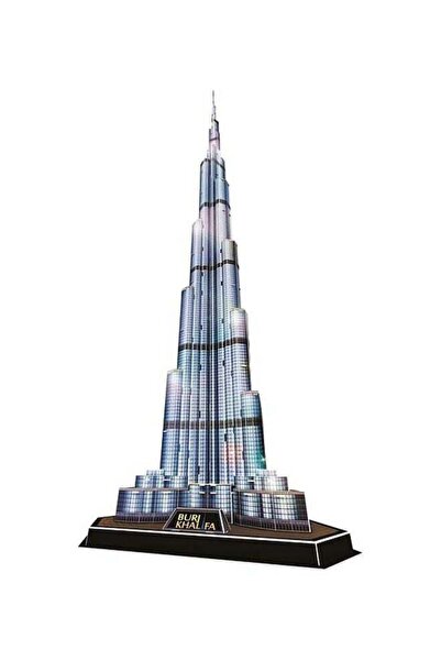 Generic 136-Piece LED Burj Khalifa 3D Puzzle L133h 146x39x34cm