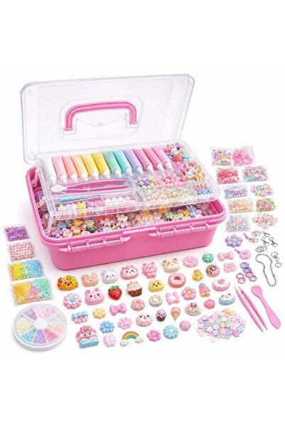 Generic 553 Piece Whipped Cream Clay Craft Kit, DIY Decoden Glue Set with Car...