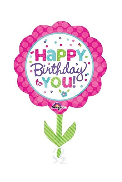 Generic Birthday Flower Supershape Balloon 53x73cm Decorations Party Supplies...