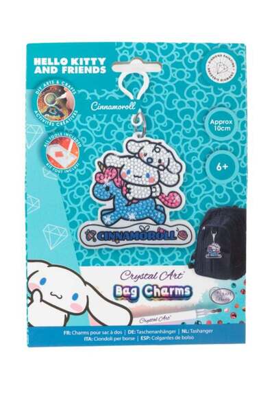Generic Cinnamoroll, Crystal Art Bag Charm