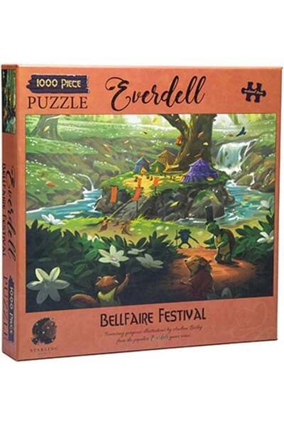 Generic Jigsaw Puzzle: Everdell - Bellfaire Festival (1000 Pieces)