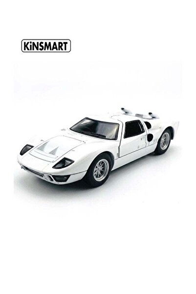 Generic Kinsmart 1:32 1966 Ford GT40 MKII Die-Cast Model Car (White)– Pull Ba...