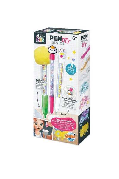 Generic DIY Pen - Kawaii – Craft Kit | Customisable pens and highlighter with...