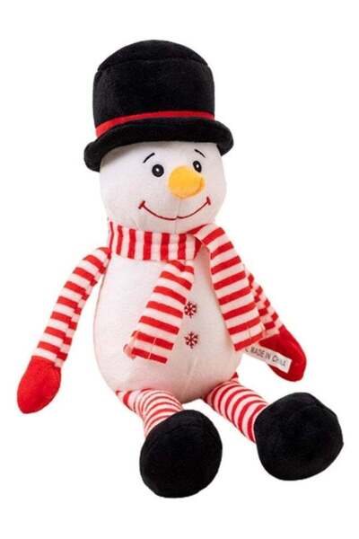 Generic Collectible Xmas Snowman Plush with Hat and Muffler (Gift plush toys ...