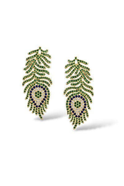 neslyaccessories Mayura Earrings (Gold)