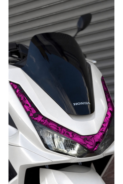 Banxtre Honda PCX Deluxe için Kurukafa Desenli Far Renklendirme Far Tasarım F...