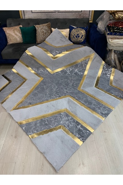 LUXURY FUR TAVŞAN TÜYÜ DOKULU HALI LF-2007
