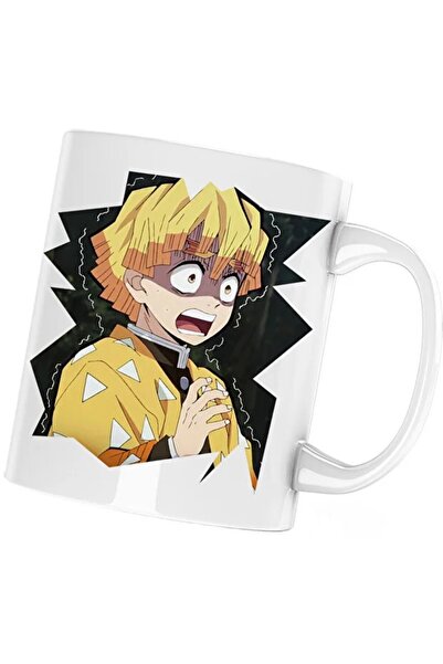 INOVATIX Cana Demon Slayer Zenitsu Manga, alba, 330 ml