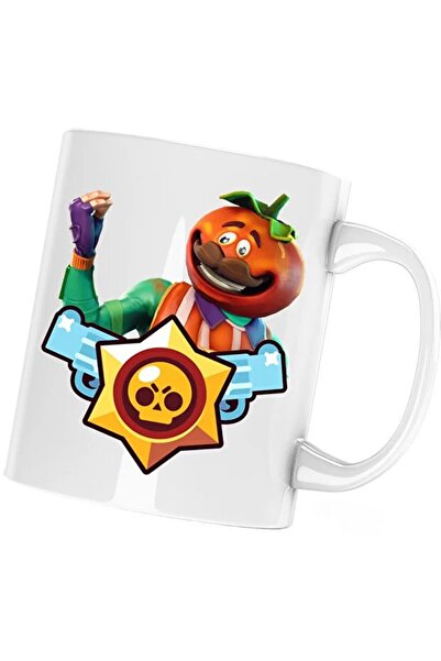 INOVATIX Cana Tomato Man Fortnite Brawl Stars, alba, 330 ml