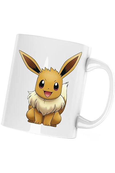 INOVATIX Cana Pokemon Eevee Epic Fortnite Game, albă, 330 ml