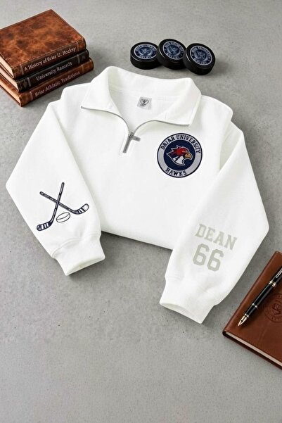 Vordevia Hanorac Off Campus Briar Dean Di Laurentis 66 oversize cu jumătate d...