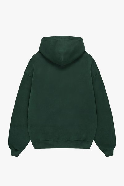 Sekizbiraltı Hanorac unisex verde închis, supradimensionat, cu imprimeu Planet Hollywood