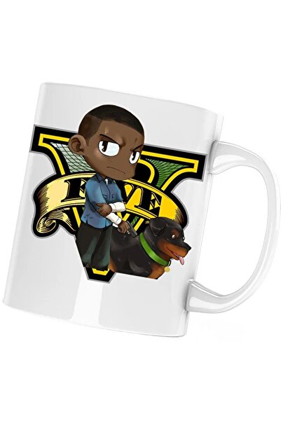 INOVATIX Cana Grand Theft Auto Franklin GTA, λευκό, 330 ml
