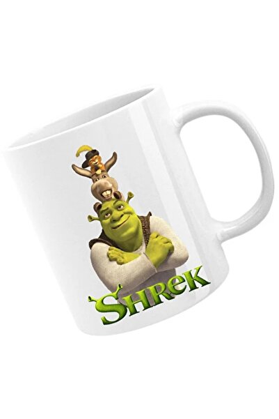 INOVATIX Cana Shrek Donkey Cat in the Boots Fluffy Walt Disney, alba, 330 ml